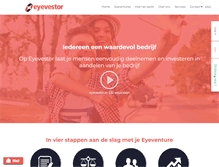 Tablet Screenshot of eyevestor.com